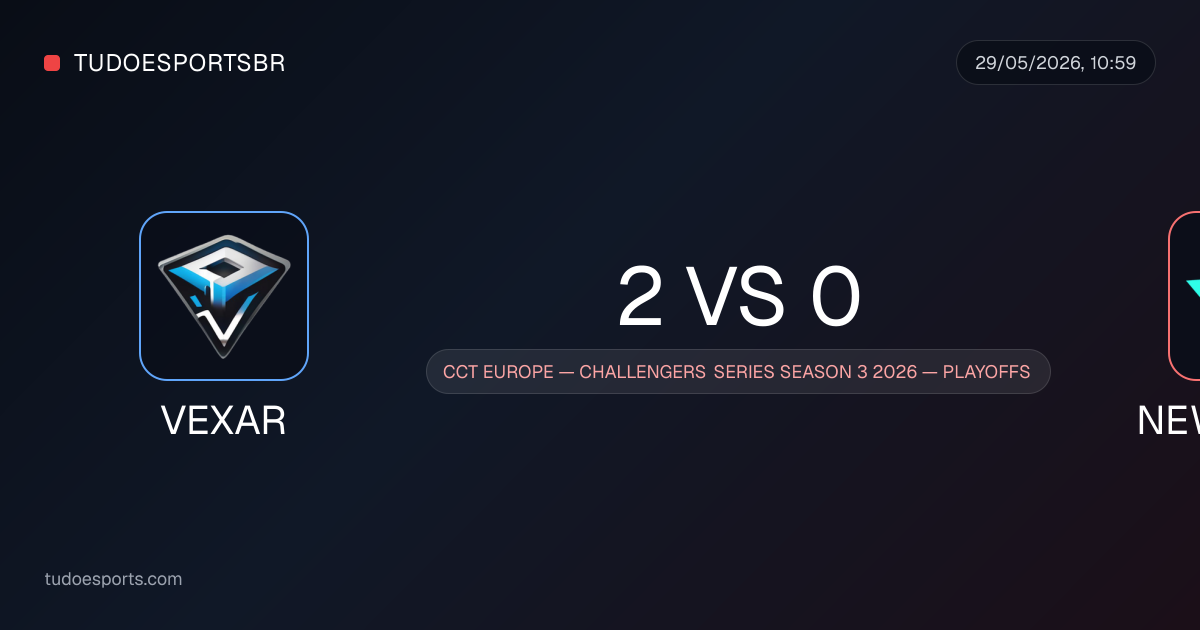 Vexar x NEW VISION: resultado, placar e como foi | TUDOESPORTSBR